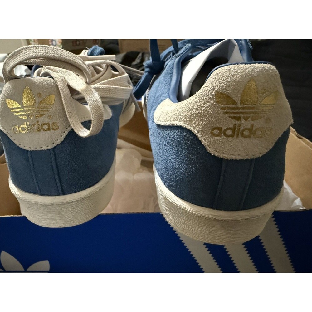 adidas Jabbar Lo KI6562 Dusky Petrol Alumina Cloud White Low Top Sneakers 11.5 - Picture 8 of 8